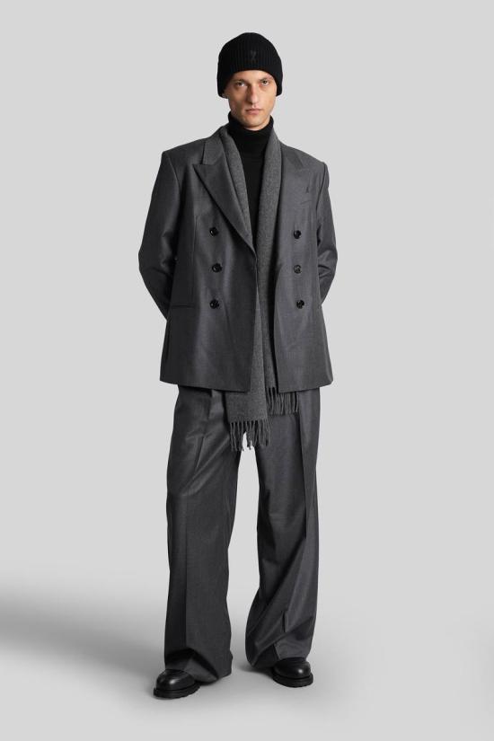 25FW 아미 숏팬츠 427612 HTR812 WV0023 GREY - AMI