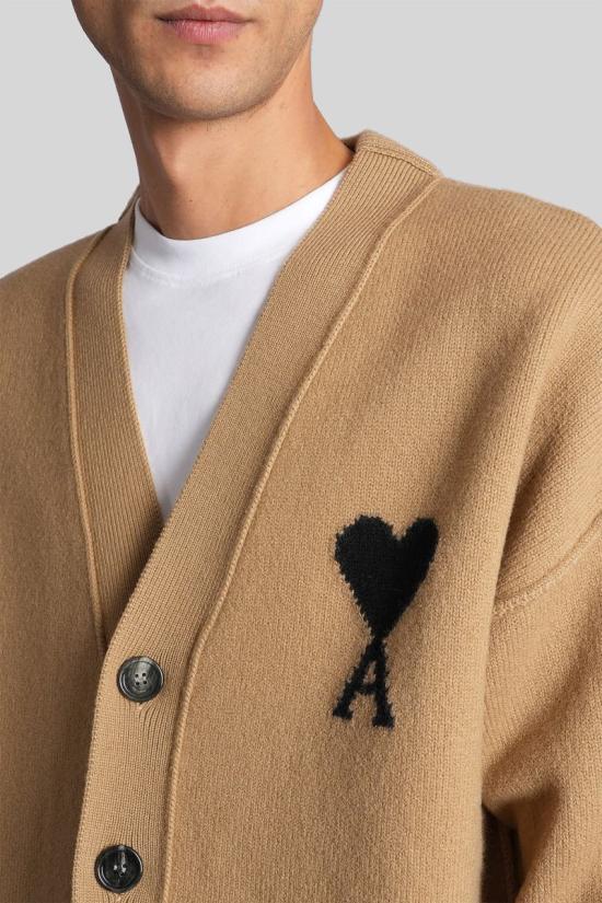 25FW 아미 스웨터 427656 UKC367 018 Brown - AMI