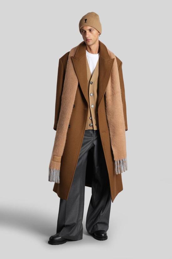 25FW 아미 스웨터 427656 UKC367 018 Brown - AMI