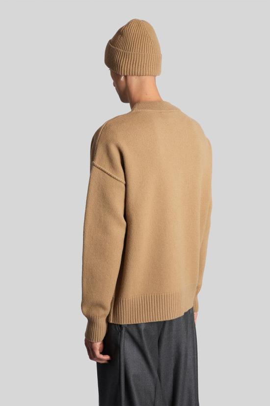 25FW 아미 스웨터 427656 UKC367 018 Brown - AMI