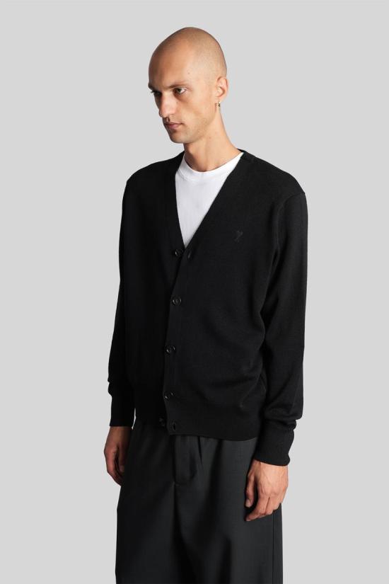 25FW 아미 스웨터 427596 HKC361 001 Black - AMI