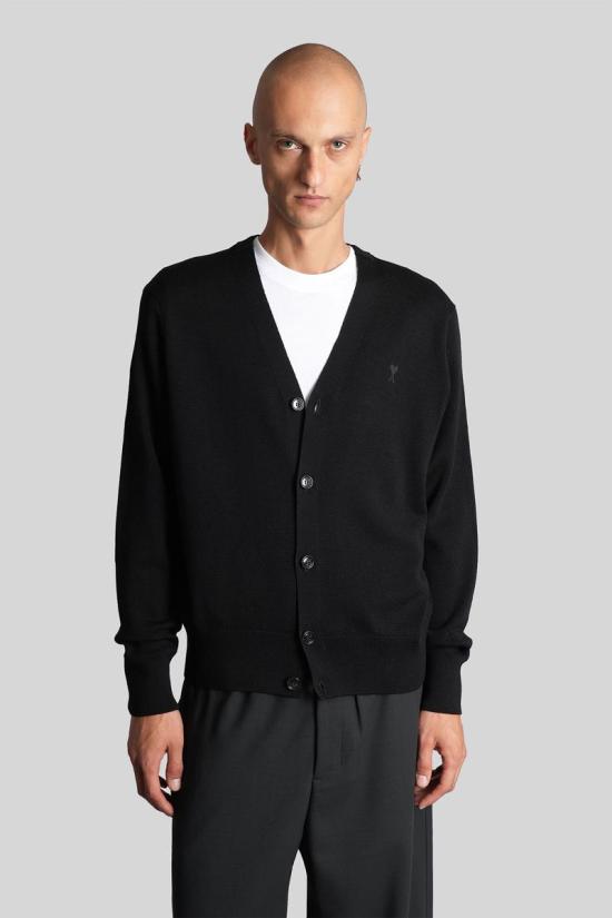 25FW 아미 스웨터 427596 HKC361 001 Black