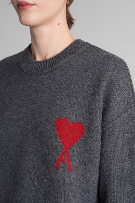 25FW 아미 스웨터 427954 UKS838 018 GREY - AMI