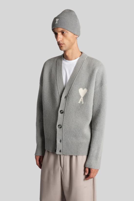 25FW 아미 스웨터 427626 UKC365 KN0135 GREY - AMI