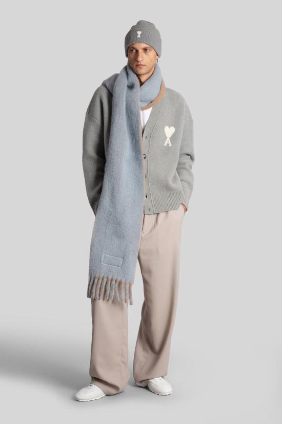 25FW 아미 스웨터 427626 UKC365 KN0135 GREY - AMI