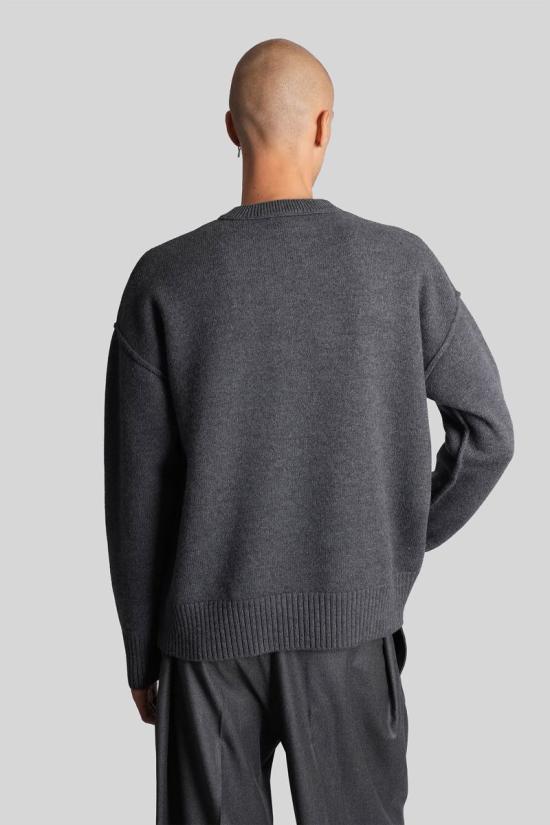 25FW 아미 스웨터 427645 UKS838 018 GREY - AMI