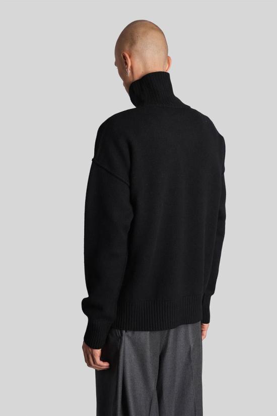 25FW 아미 스웨터 427627 UKS839 018 Black - AMI