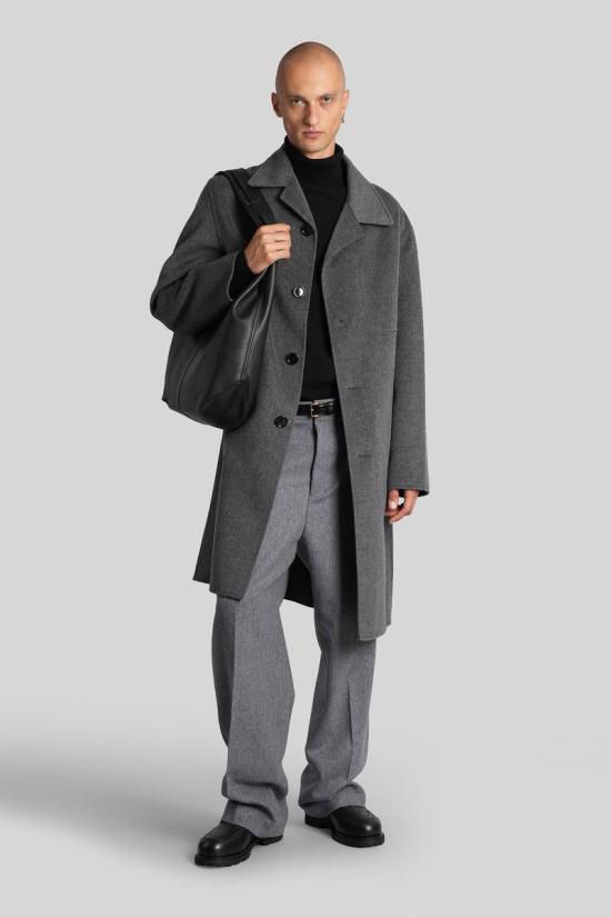 25FW 아미 숏팬츠 427610 HTR423 WV0058 GREY - AMI