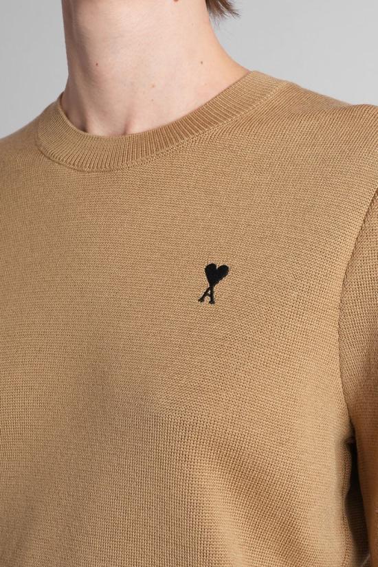 25FW 아미 스웨터 427930 FKS826 001 Brown - AMI