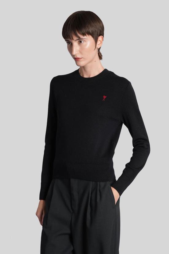 25FW 아미 스웨터 427929 FKS826 001 Black - AMI