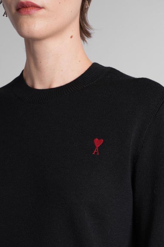 25FW 아미 스웨터 427929 FKS826 001 Black - AMI