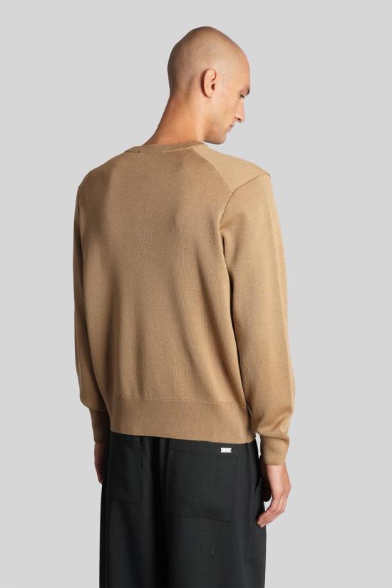 25FW 아미 스웨터 427597 HKC361 001 Brown - AMI