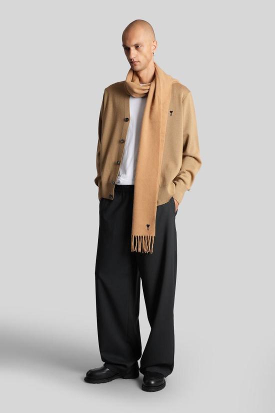 25FW 아미 스웨터 427597 HKC361 001 Brown - AMI