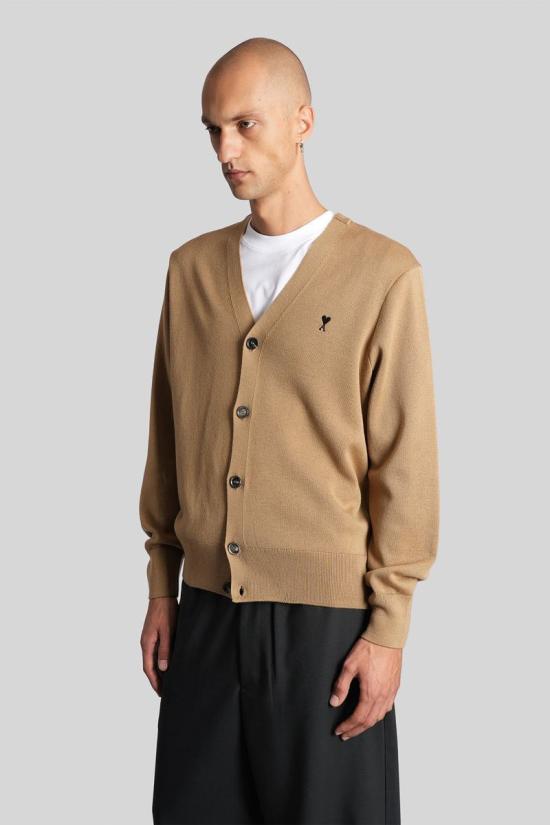 25FW 아미 스웨터 427597 HKC361 001 Brown - AMI