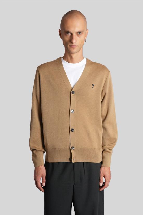 25FW 아미 스웨터 427597 HKC361 001 Brown