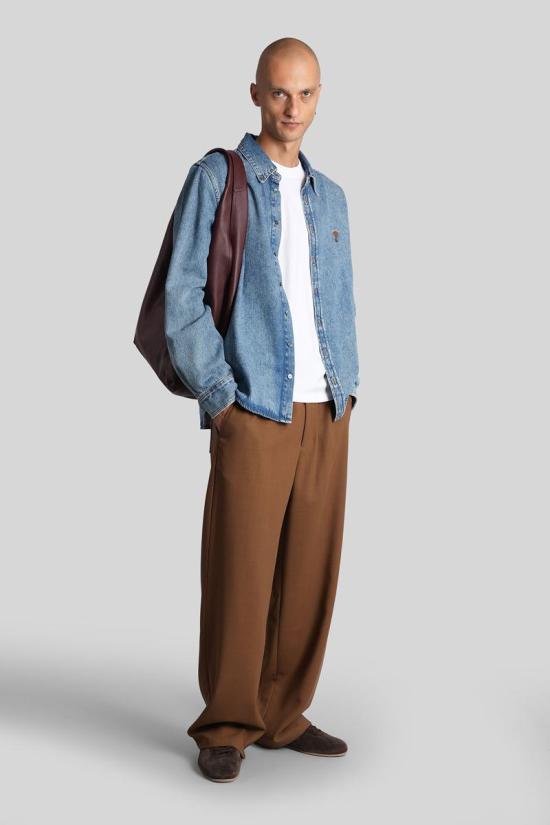 25FW 아미 숏팬츠 427615 HTR827 WV0066 BROWN - AMI