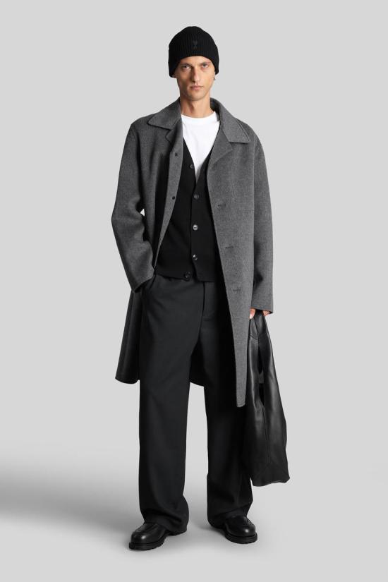 25FW 아미 숏팬츠 427614 HTR827 WV0066 GREY - AMI