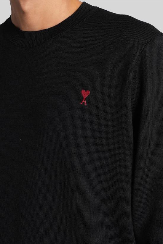 25FW 아미 스웨터 427599 HKS826 001 Black - AMI