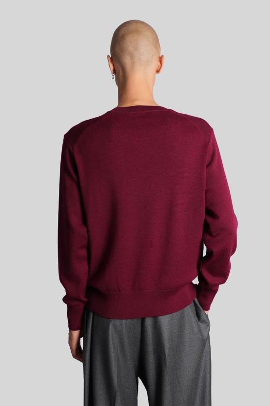 25FW 아미 스웨터 427602 HKS826 001 Purple - AMI