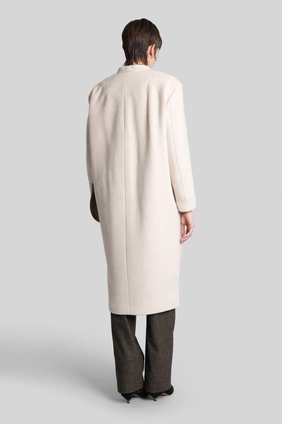 25FW 이자벨마랑 코트 424785 MA0439FA B1D03I Beige - ISABEL MARANT