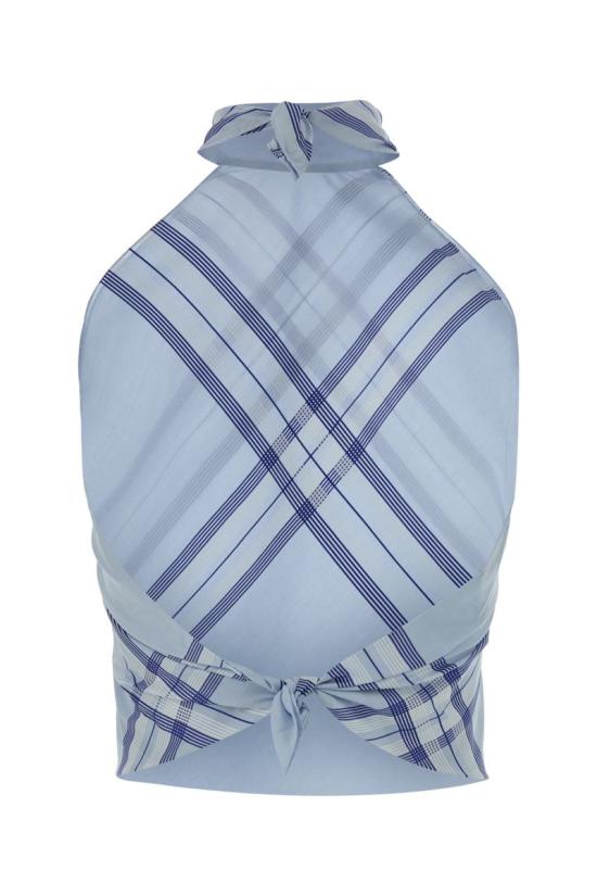 24FW 프라다 블라우스 P916MRSOOO15FA F0012 Blue - PRADA