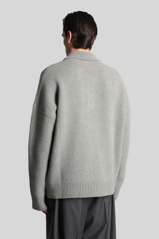 25FW 아미 긴팔 셔츠 431885 UPL408 KN0135 GREY - AMI