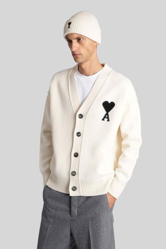 25FW 아미 스웨터 427654 UKC367 018 Beige - AMI