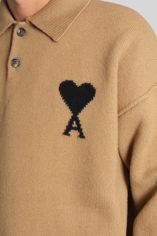 25FW 아미 긴팔 셔츠 427651 UPL409 018 Brown - AMI