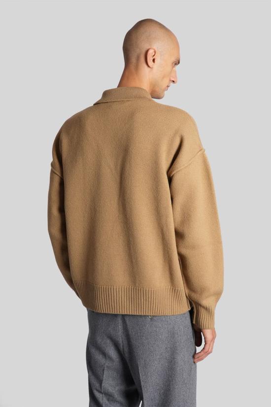 25FW 아미 긴팔 셔츠 427651 UPL409 018 Brown - AMI