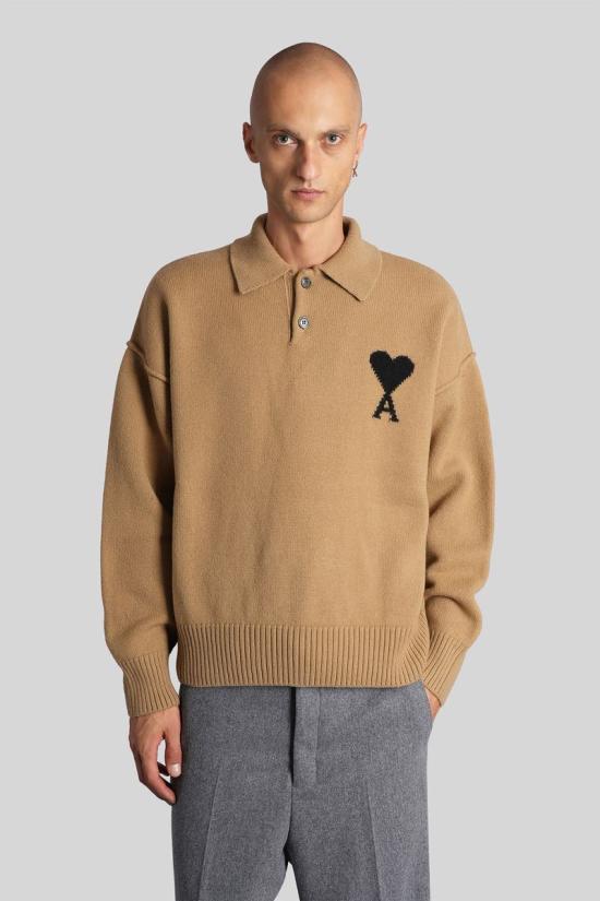 25FW 아미 긴팔 셔츠 427651 UPL409 018 Brown