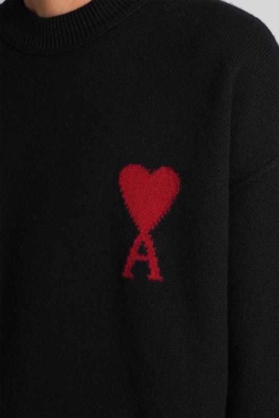 25FW 아미 스웨터 427643 UKS838 018 Black - AMI