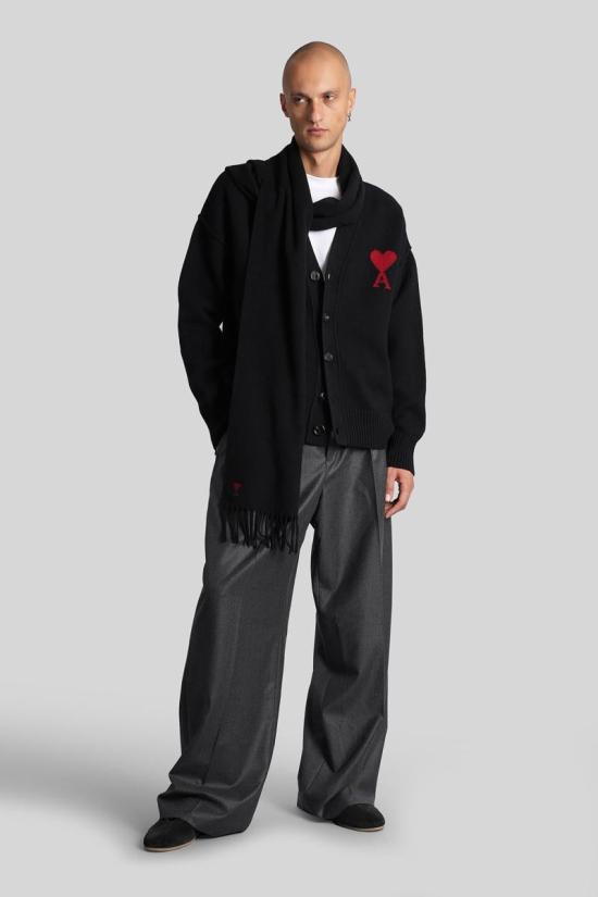 25FW 아미 스웨터 427652 UKC367 018 Black - AMI