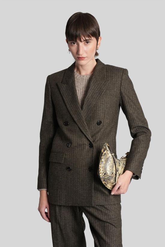 25FW 이자벨마랑 수트 자켓 424784 VE0538FC C3F01I BROWN