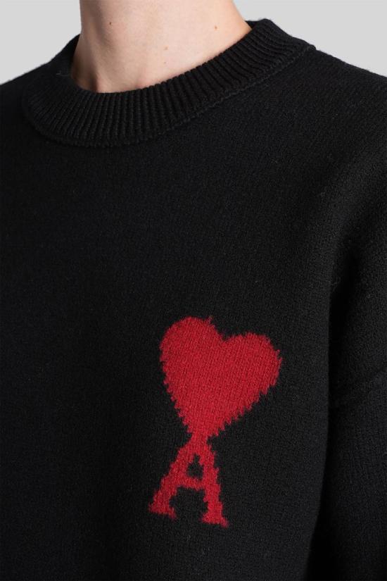 25FW 아미 스웨터 427953 UKS838 018 Black - AMI
