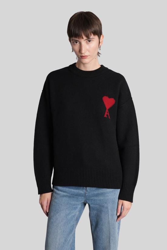 25FW 아미 스웨터 427953 UKS838 018 Black