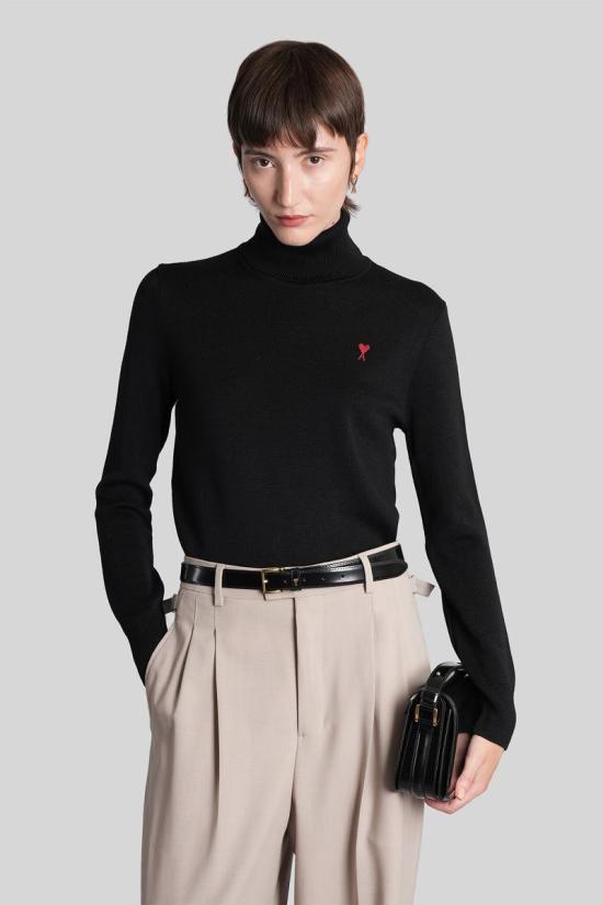 25FW 아미 스웨터 427932 FKS827 001 Black