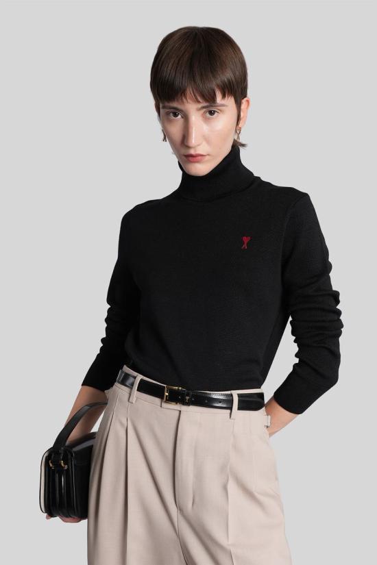 25FW 아미 스웨터 427932 FKS827 001 Black - AMI