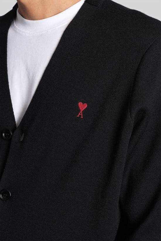 25FW 아미 스웨터 427595 HKC361 001 Black - AMI