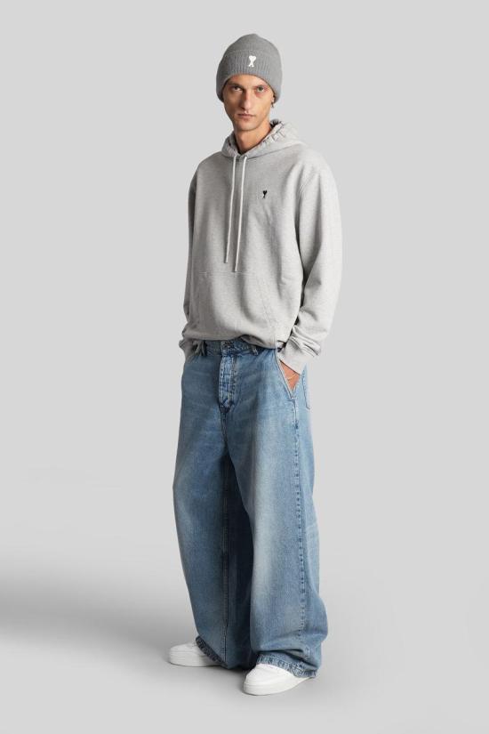 25FW 아미 스웨터 427607 HSW764 730 GREY - AMI