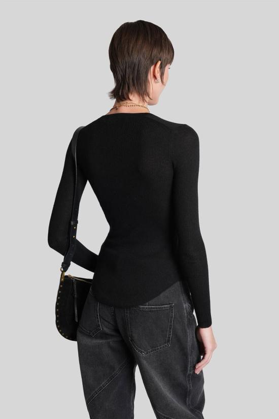 25FW 이자벨마랑 블라우스 429576 PU0749FA C3L10I Black - ISABEL MARANT