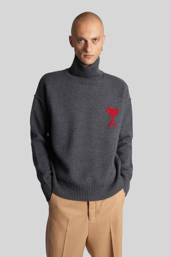 25FW 아미 스웨터 427628 UKS839 018 GREY