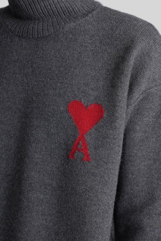 25FW 아미 스웨터 427628 UKS839 018 GREY - AMI