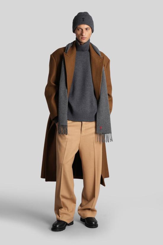 25FW 아미 스웨터 427628 UKS839 018 GREY - AMI