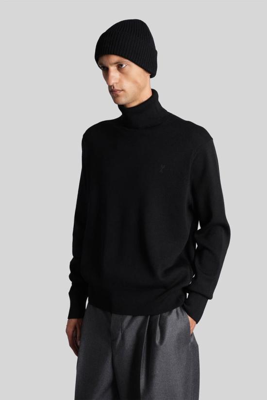 25FW 아미 스웨터 427604 HKS827 001 Black - AMI