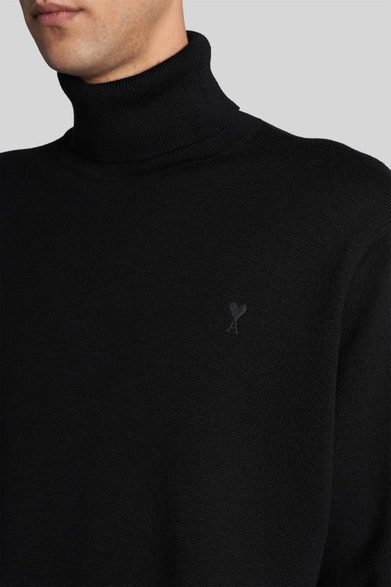 25FW 아미 스웨터 427604 HKS827 001 Black - AMI