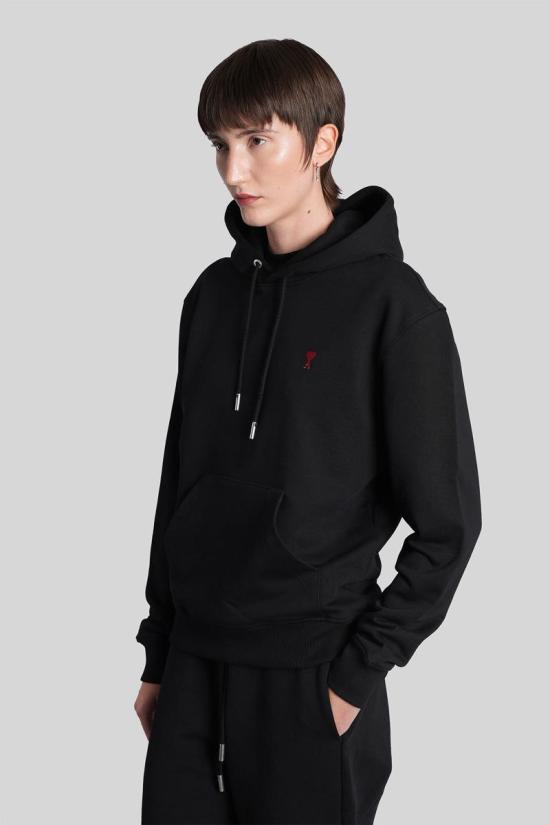 25FW 아미 스웨터 406118 BFUSW235 730 Black - AMI