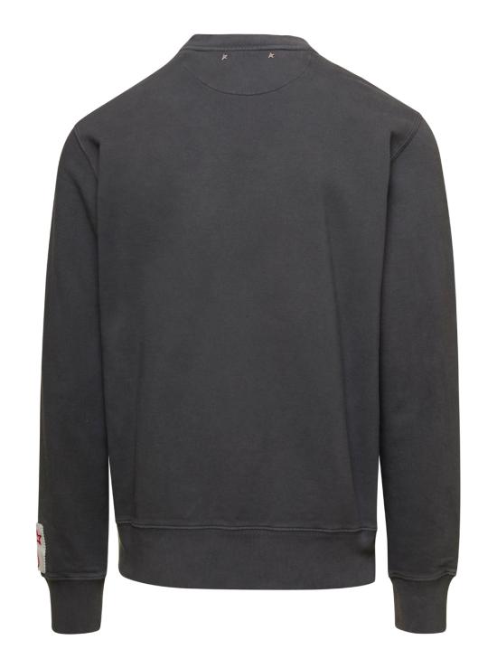 26SS 골든구스 골든 레터링 올리브 그린 스웨트셔츠 GMP01223P00064260318 Grey - GOLDEN GOOSE