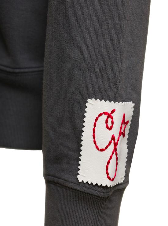 26SS 골든구스 골든 레터링 올리브 그린 스웨트셔츠 GMP01223P00064260318 Grey - GOLDEN GOOSE