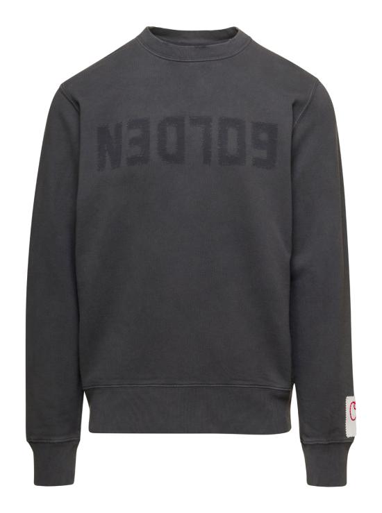 26SS 골든구스 골든 레터링 올리브 그린 스웨트셔츠 GMP01223P00064260318 Grey