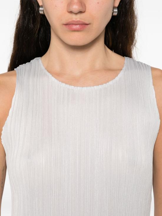 25FW 플리츠플리즈 롱 원피스 PP59JH114 10 Light Grey - PLEATS PLEASE